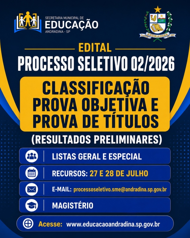 Noticia secretaria-municipal-de-educacao-divulga-resultado-preliminar-da-prova-objetiva